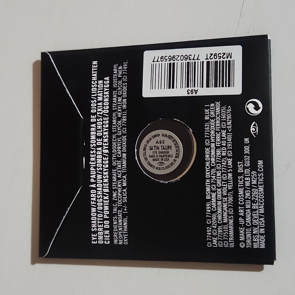 MAC Satin Taupe Pro Palette Refill Pan - Picture 10 of 10